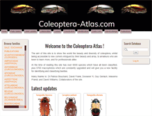Tablet Screenshot of coleoptera-atlas.com